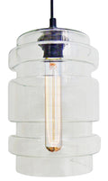 DECORADO lampa wisząca 18 1x60W E27 klosz bezbarwny + żarówka