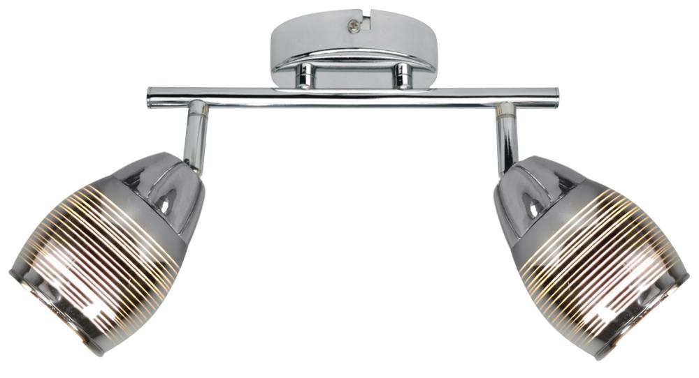 MILTON lampa sufitowa listwa 2x10W E14 LED chrom