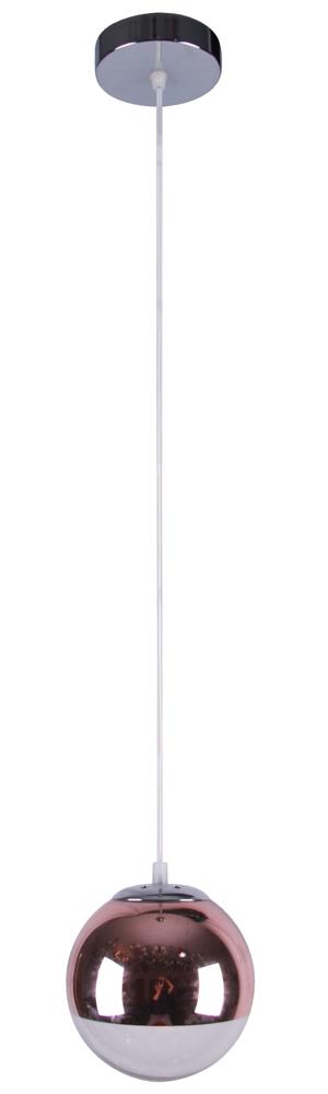 GAZE lampa wisząca 20 1x60W E27 różowo złoty