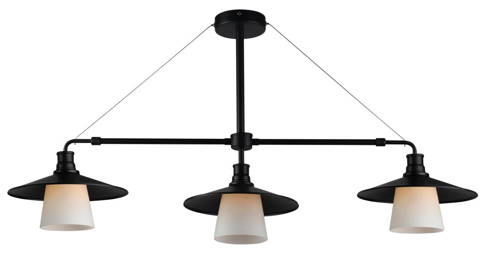 LOFT lampa wisząca 3x60W E27 czarny