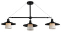 LOFT lampa wisząca 3x60W E27 czarny