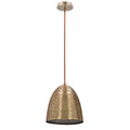 SFINKS lampa wisząca 20/21 stożek 1x60W E27 ażurowy patyna