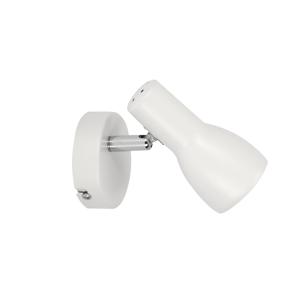 PICARDO lampa kinkiet 1x40W E14 biały mat