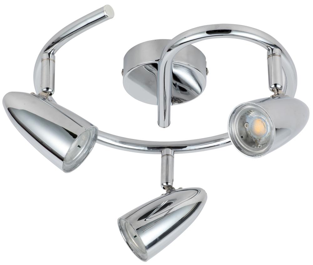 LIBERTY lampa sufitowa spirala 3x4W LED chrom