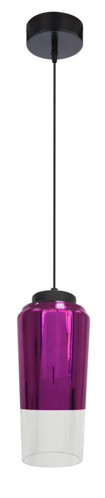TUBE lampa wisząca 13 1x60W E27 fioletowy
