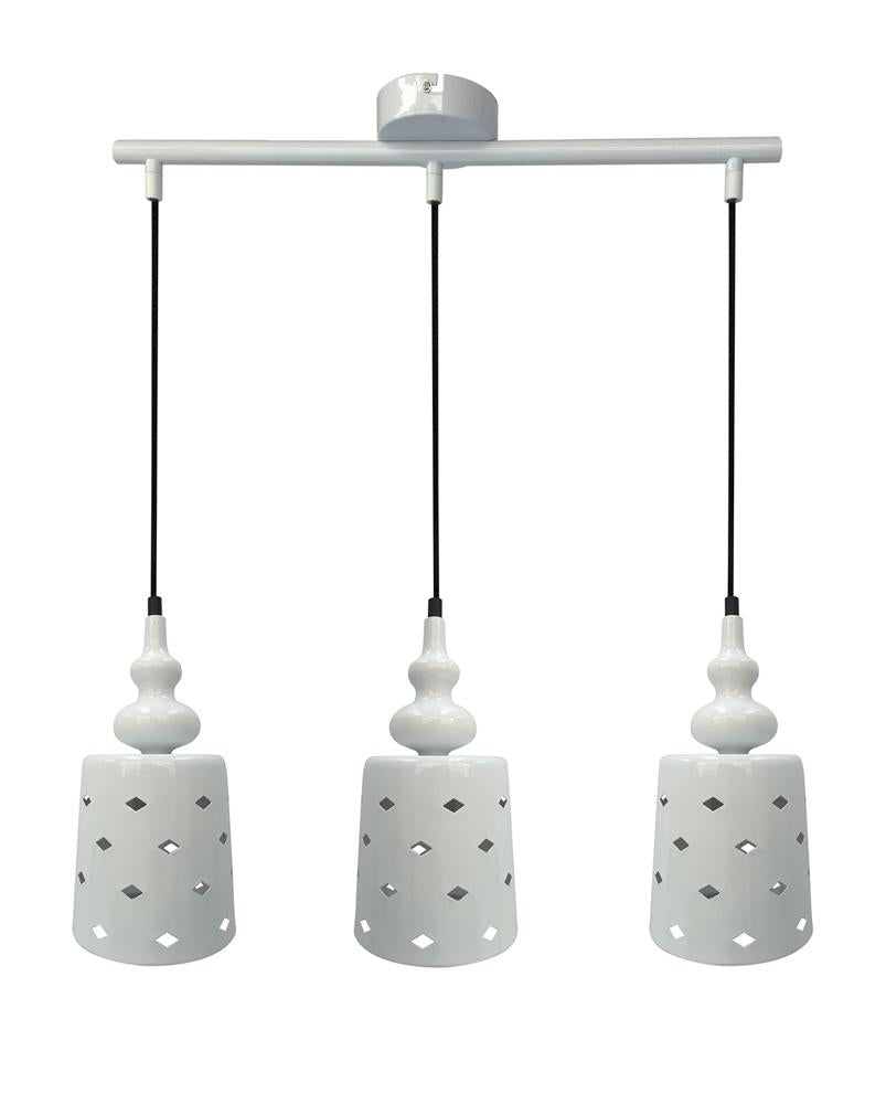 HAMP lampa wisząca 3x60W E27 biały