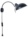 NORA lampa kinkiet 1x40W E14 czarny