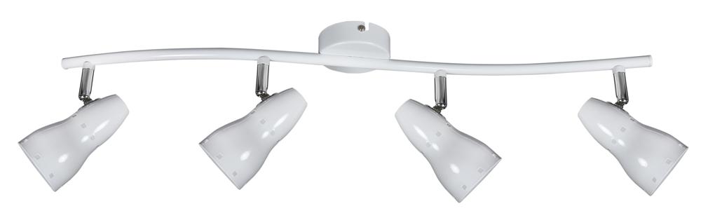 lampa fiord listwa 4x40W E14 biały