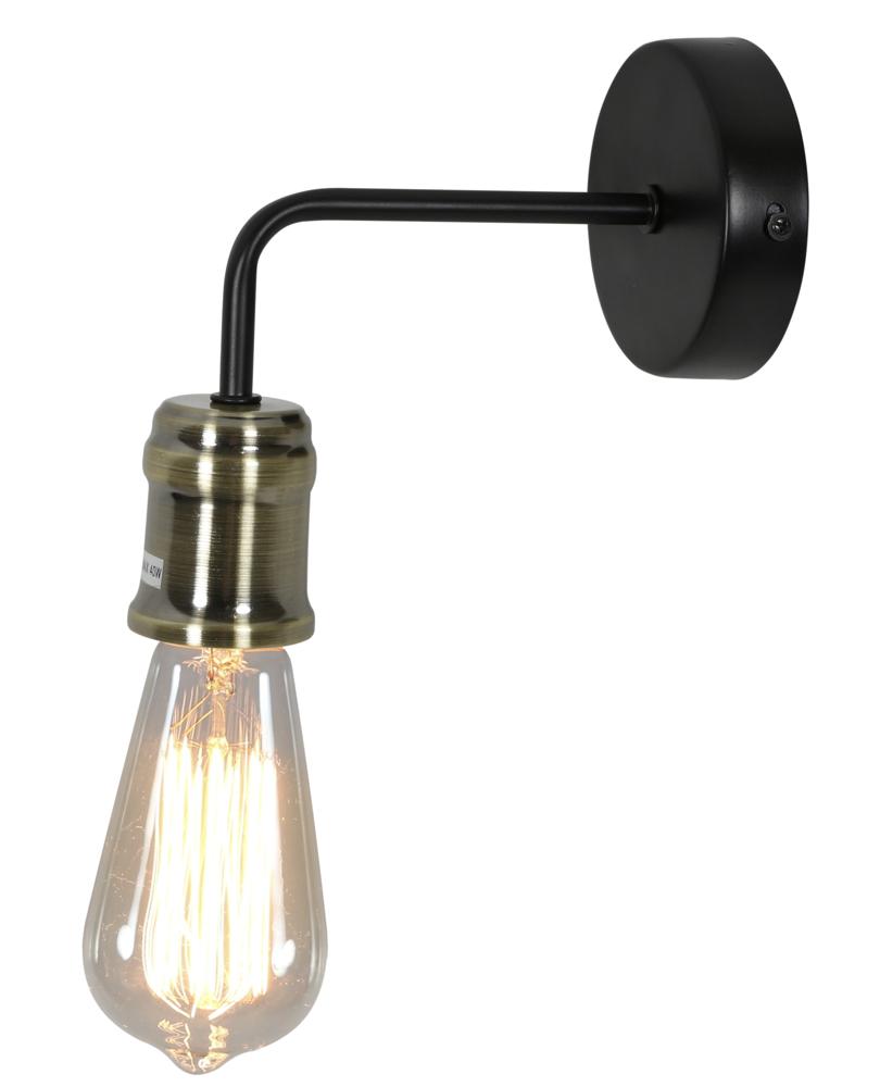 GOLDIE lampa kinkiet 1x60W E27 czarny+patyna (z żarówką 3030948)
