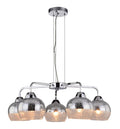 CROMINA lampa wisząca 5x60W E27 chrom