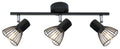 FLY lampa sufitowa listwa 3x40W E14 czarny