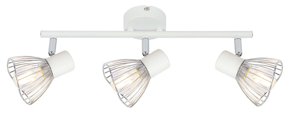 FLY lampa sufitowa listwa 3x40W E14 biały/chrom