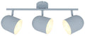 AZURO lampa sufitowa listwa 3x40W E27 szary mat