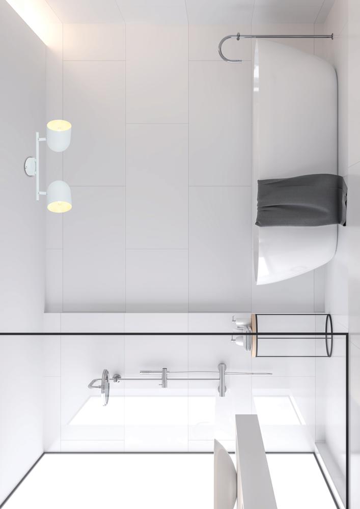AZURO lampa sufitowa listwa 2x40W E27 biały