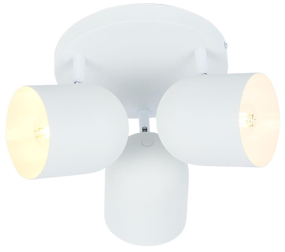 AZURO lampa sufitowa plafon 3x40W E27 biały