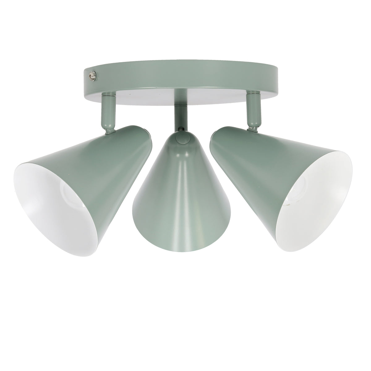 AMOR lampa sufitowa plafon 3x40W E14 szary mat