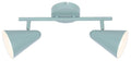 AMOR lampa sufitowa listwa 2x40W E14 szary mat