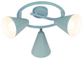AMOR lampa sufitowa spirala 3x40W E14 szary mat