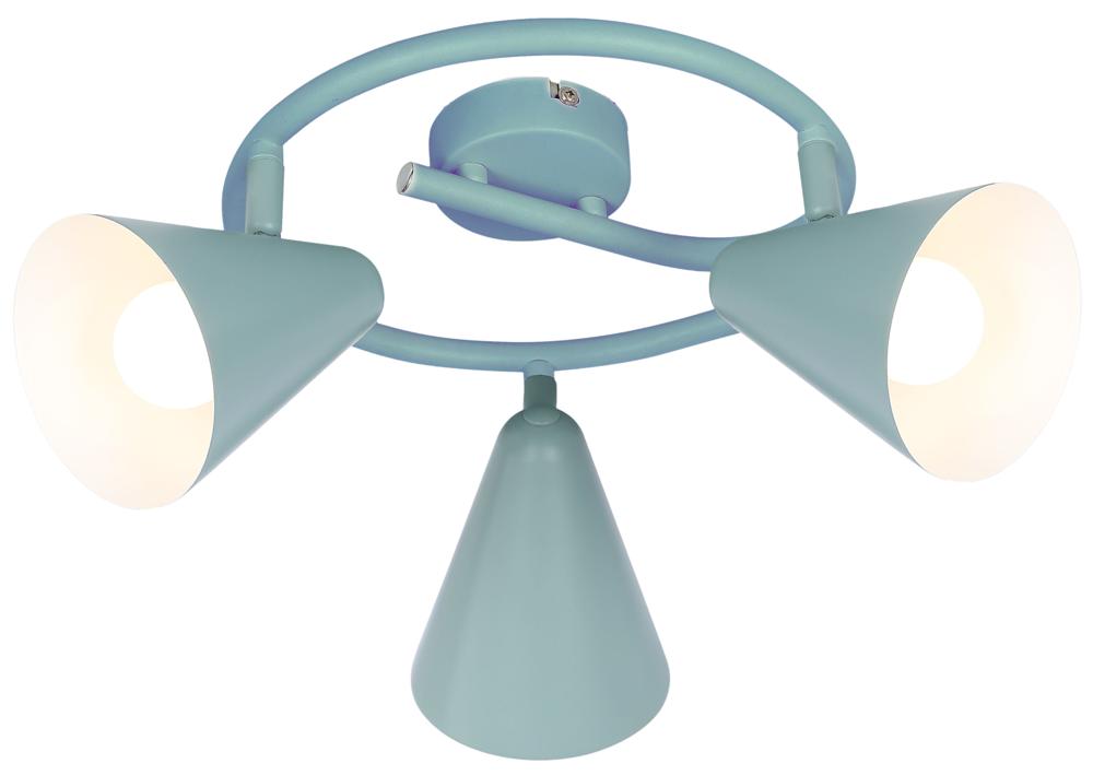 AMOR lampa sufitowa spirala 3x40W E14 szary mat