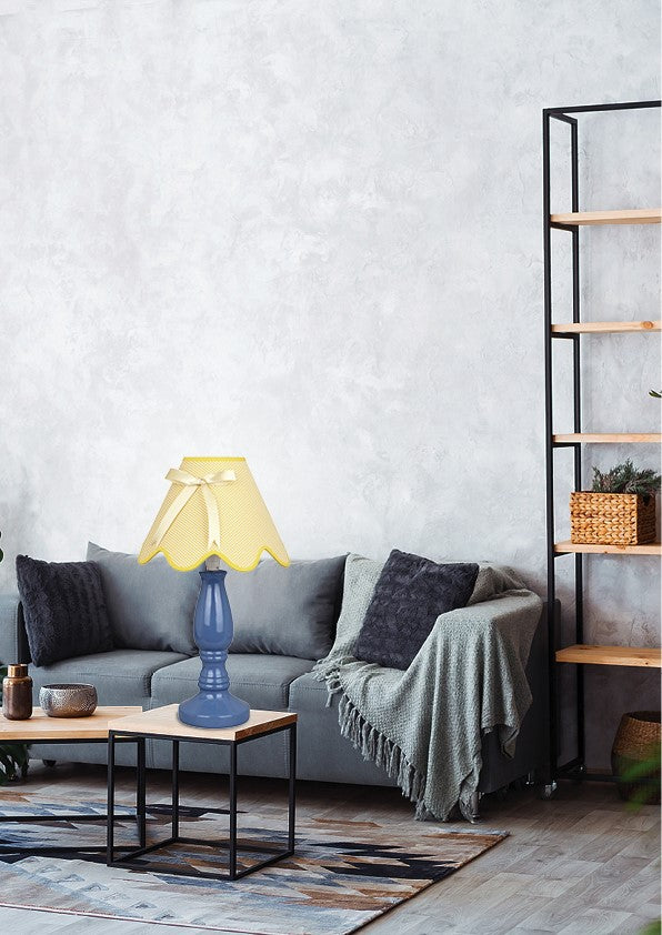 LOLA lampa gabinetowa 1x40W E14 niebiesko żółta