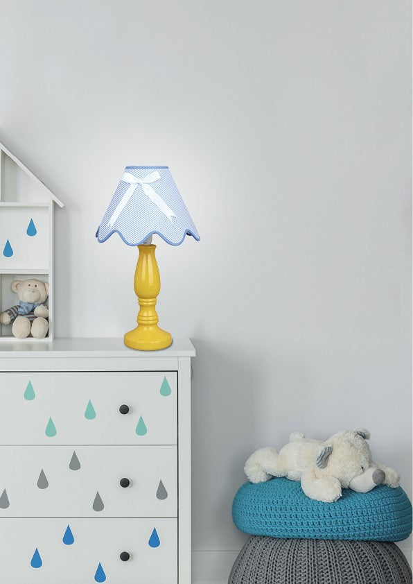LOLA lampa gabinetowa 1x40W E14 żółto niebieska