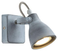 ASH lampa kinkiet 1x40W GU10 szary mat