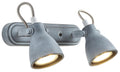 ASH lampa sufitowa listwa 2x40W GU10 szary mat