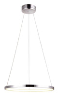 LUNE lampa wisząca 30 okrągły 18W LED 4000k chrom