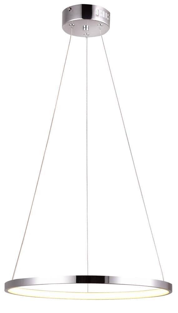 LUNE lampa wisząca 40 okrągły 25W LED 4000k chrom