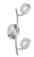 VINOLA lampa sufitowa listwa 2x5W LED chrom 3000k