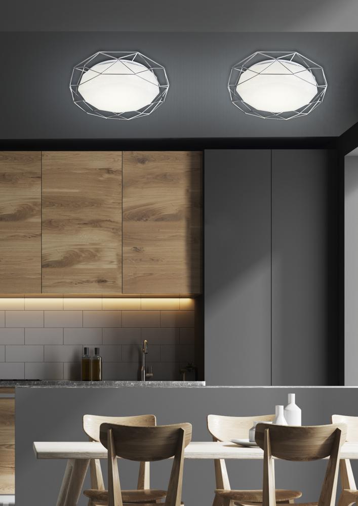 SVEN lampa sufitowa plafon 43 16W LED 3000k chrom