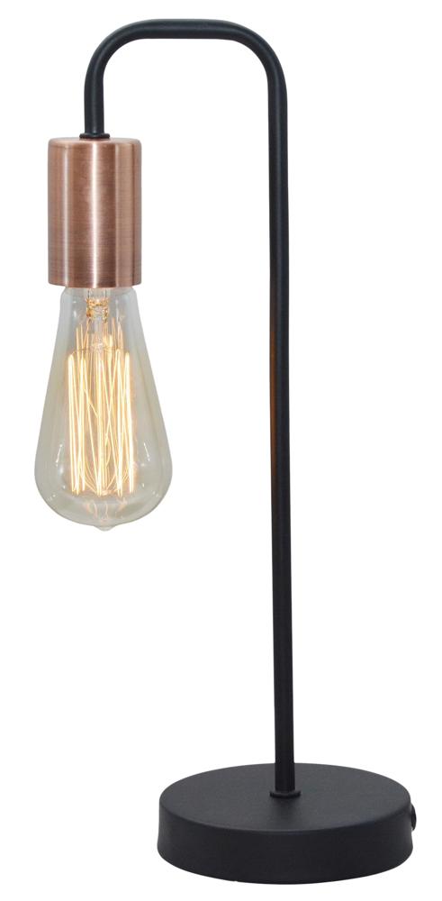 HERPE lampa gabinetowa 1x60W E27 czarny