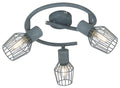 VIKING lampa sufitowa spirala 3x40W E14 szary