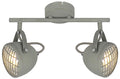 PENT lampa sufitowa listwa 2x50W GU10 betonowy szary