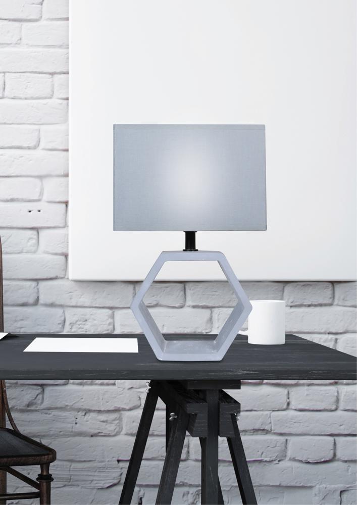 VIDAL lampa ceramiczna 1x40W E27 grafitowy
