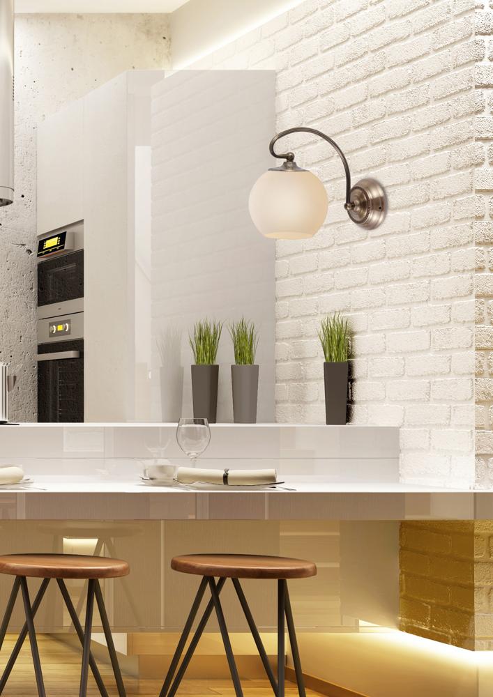 ORBIT lampa kinkiet 1x60W E27 patynowa miedź