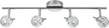 BOMBOLA lampa sufitowa listwa 4x40W G9 chrom bez żarówek