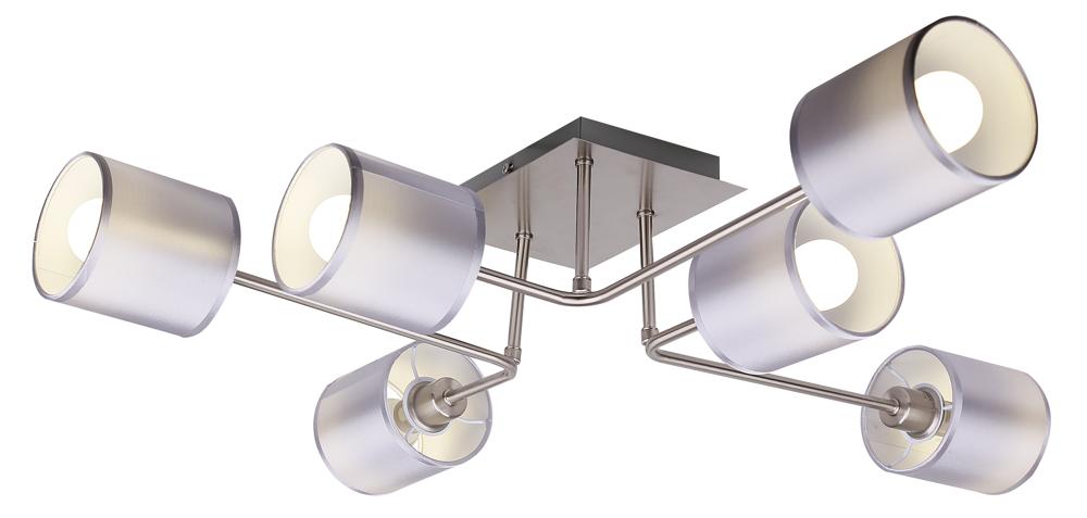 SAX lampa sufitowa 6x40W E14 satyna