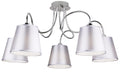 LUK lampa wisząca 5x40W E14 chrom