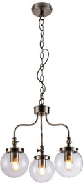 BALLET lampa wisząca 3x40W E27 patynowy