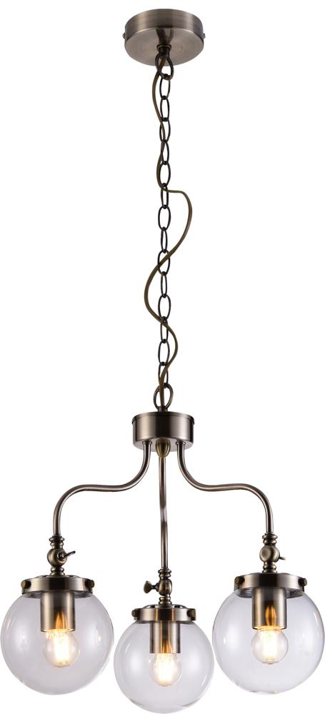 BALLET lampa wisząca 3x40W E27 patynowy
