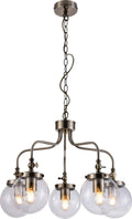 BALLET lampa wisząca 5x40W E27 patynowy