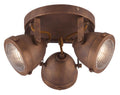 FRODO lampa sufitowa plafon 3x40W GU10 rdzawy