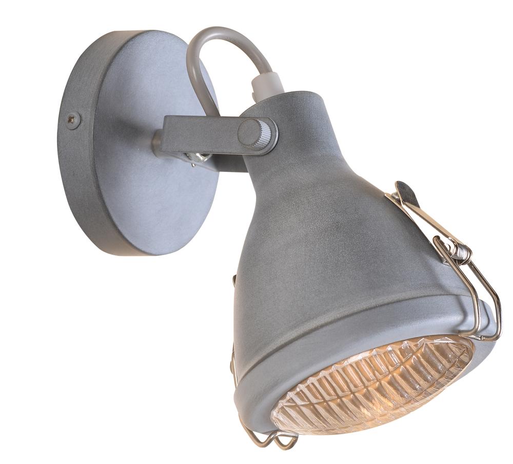 CRODO lampa kinkiet 1x40W E14 szary