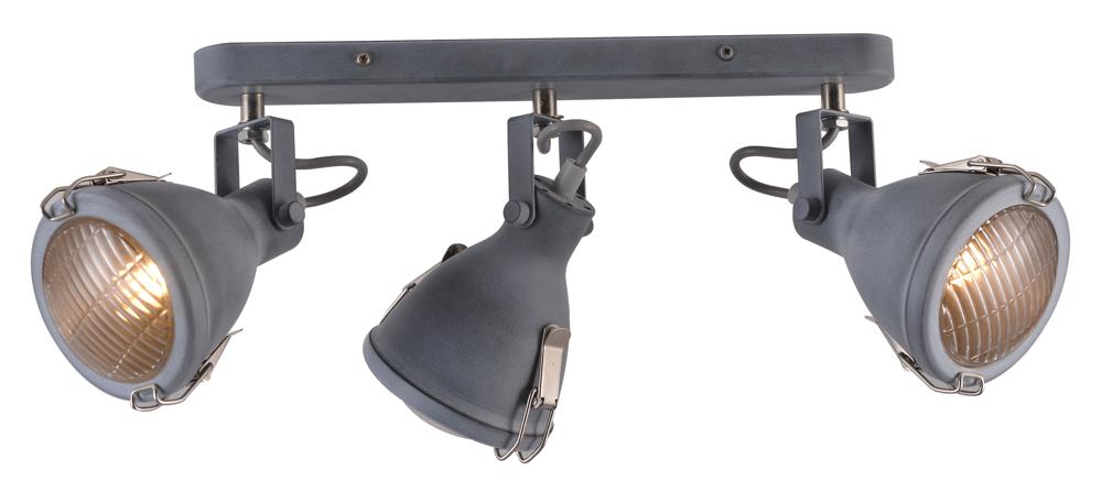 CRODO lampa sufitowa listwa 3x40W E14 szary