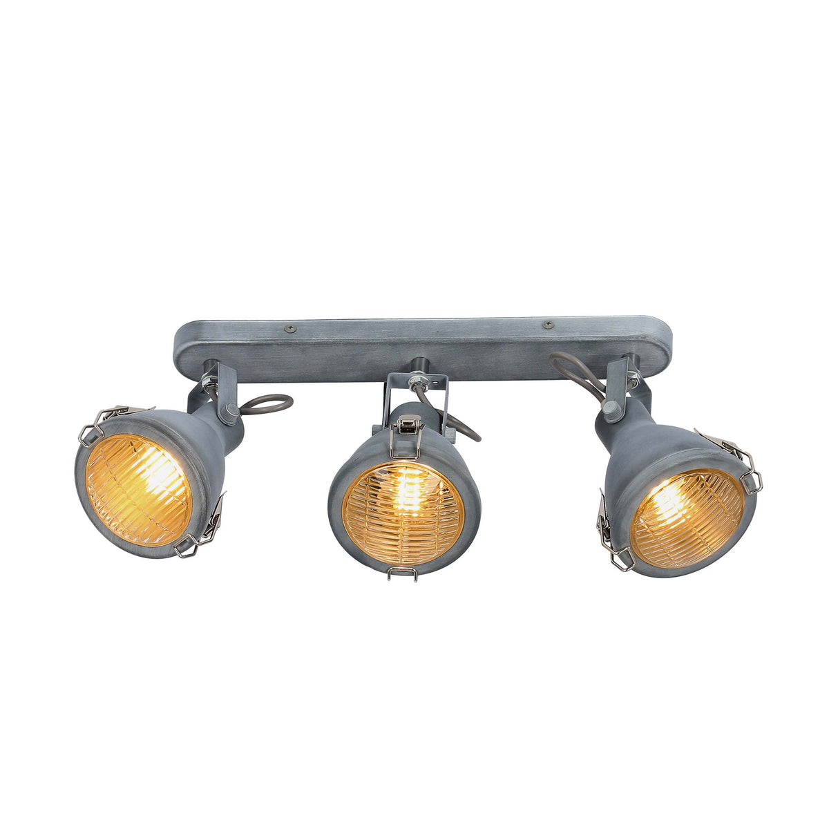 CRODO lampa sufitowa listwa 3x40W E14 szary