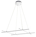 ANDROS lampa wisząca 70x70 40W LED srebrny 4000k apeti