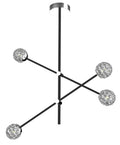 PAKSOS lampa wisząca 4xmax 5W G9 LED czarny apeti
