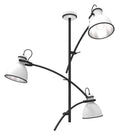 ZUMBA lampa wisząca 3x60W E27 biały+czarny