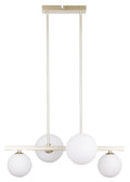 KAMA lampa wisząca 4x28W G9 mosiądz